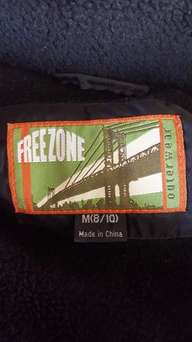 FreeZone Snow Ski Winter Outdoor Fleece Lined Puffer Jacket Youth M 8-10 Black - Bild 10 von 10