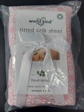 Baby/Toddler Floral Fitted Crib Sheet for Boy and Girl 100 Organic Cotton