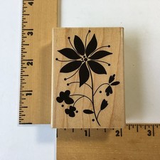 Hero Arts Rubber Stamp - Sparkle Poinsettia F5075 - NEW