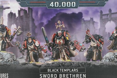 Warhammer 40000 Black Templars Primaris Sword Brethren Retail Sale