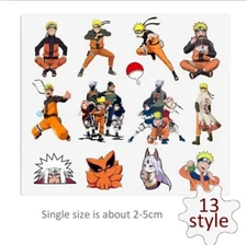 1 Piece Anime 13 images UV DTF sheet, Transfer Stickers for smooth surfaces