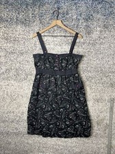 Kimchi & Blue Large Urban Outfitters Black Multicolor Floral Cotton Dress