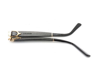 Gucci GG3639 75Q Black Gold Replacement Arms Eyeglasses Sunglasses