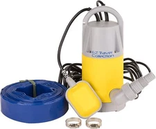 Hot Tub Pool Drain Pump with Hose Pond/Flood Pump (Up to 3,700 Gallons per Hour)