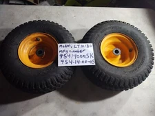 Set Carlisle Turf-Saver 15x6-6 Front riding mower Wheel - Tire & Rim - 