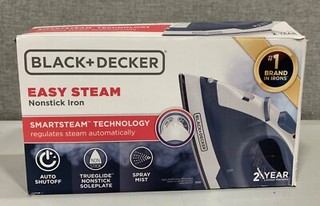 BLACK DECKER IR40V Easy Steam Compact Iron Blue/White