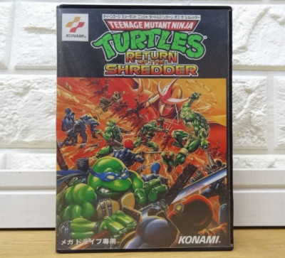 T.M.N.T. Return of the Shredder Mega Drive MD Genesis Gebraucht Japan Actions...