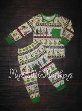 NEW Boutique Grinch Stole Christmas Girls Boys Pajamas