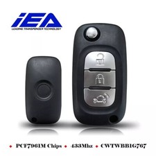 telecomando guscio chiave 3tasti originale iea per smart 453 2014+ chip pcf7961m