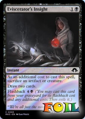 Eviscerator's Insight 0093 MTG Modern Horizons 3 Common NP Foil