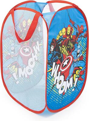 Marvel Comics Kinderzimmer 80L Pop-Up Wäschekorb Aufbewahrungseimer Avengers
