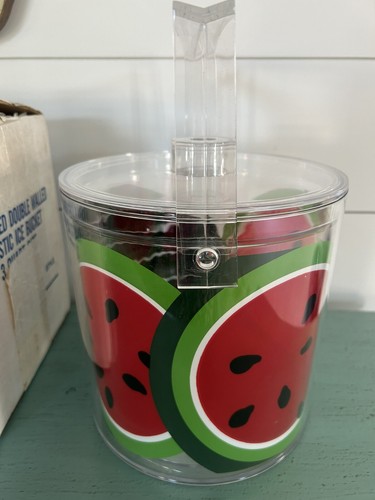Vintage Stotter 80er Thermo Eiskübel Wassermelone Grafik Neu im Karton WOW! - Bild 2 von 6