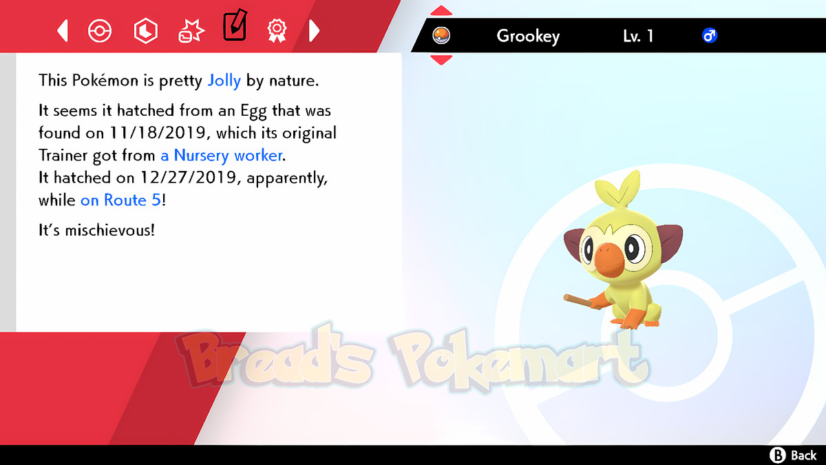 Pokemon Sword & Shield / Galar Starters / Shiny Grookey Sobble 