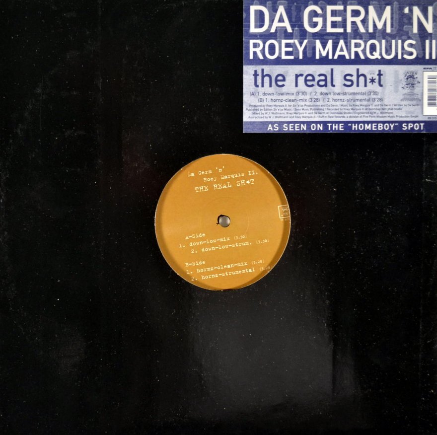 H*d様 GRIM /FACTORY RITUAL (WHITE VINYL)2 Da Germ & Roey Marquis II. - The Real Shit Vinyl 12