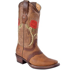 red rose cowboy boots