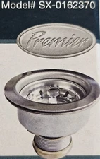 Stainless Steel Sink Strainer Drain basket sx0162370 Leak Proof Deep Snap-in Cup