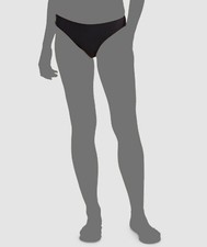  185 Vineyard Vines Women Black Seersucker Bikini Bottom Swimwear Size X-Small