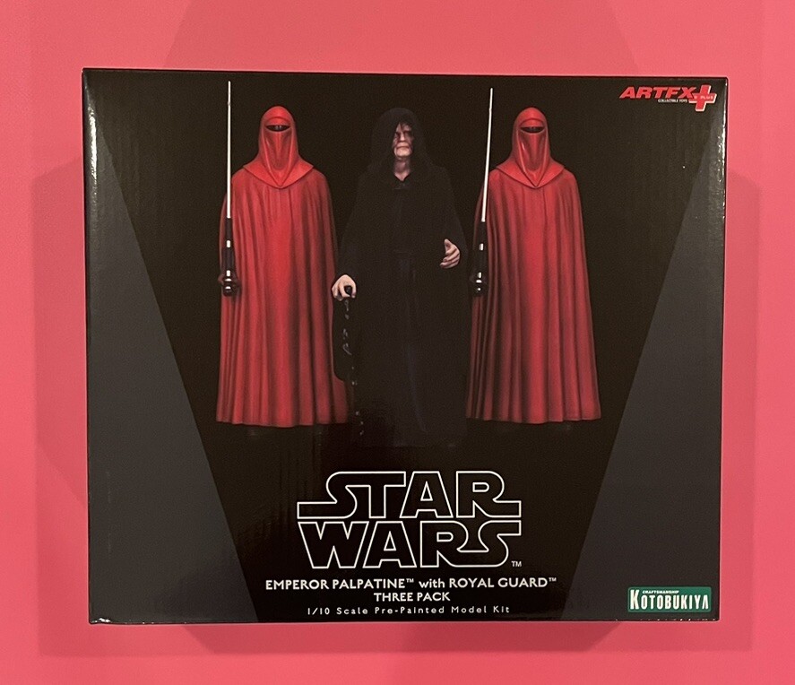 New EMPEROR PALPATINE ROYAL GUARD Return ARTFX+ Star Wars 1