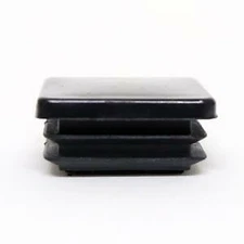 1-1/4" Inch | Square Plastic End Cap Tubing Hole Post Plug | 11-18 GA | 10 PCS