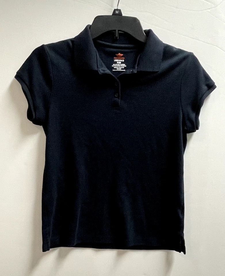 Dockers,Uniforme Azul Marino Tejido Manga Gorra Camisa Talla L (12.5-14.5) Foto 2 de 4