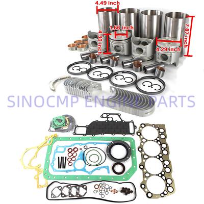 4D35 4D35T Engine Rebuild Kit For Mitsubishi Fuso Canter FE FG Truck FE439 FE449