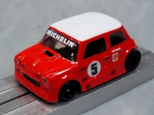 HO Slot Car Parts - HCS Mini Cooper - Clear .010 Lexan Body Lot of 2 - w/ MASKs