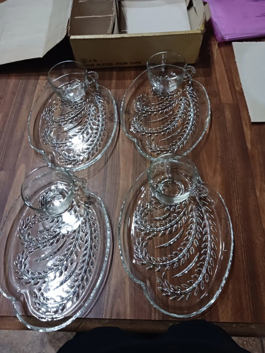 Vintage clearance snack plates