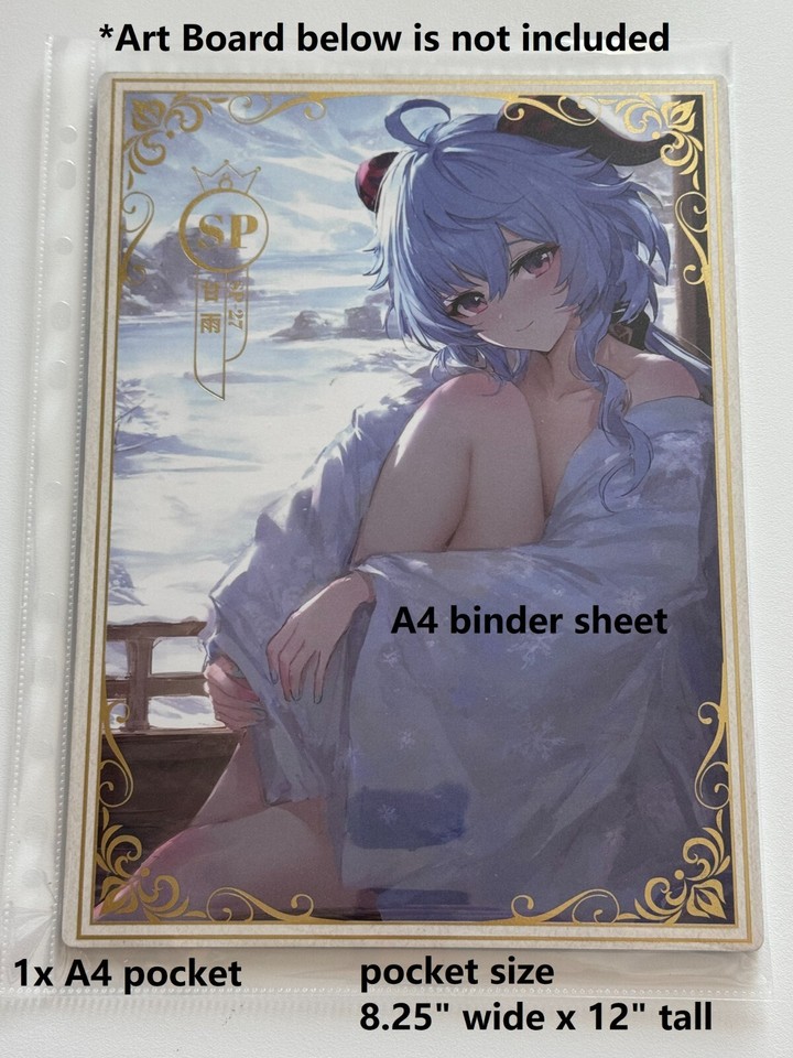 waifu card binder waifu card binder Hinata Hyuga Anime 9-Pocket Trading Card Binder (34263.5