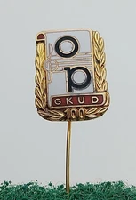 GKUD FOLKLORE SOCIETY musical ensemble, folklorique Croatia pin KASUN 1960s !