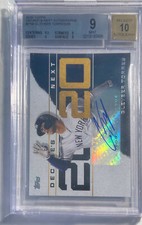 GLEYBER TORRES 2020 TOPPS DECADE'S NEXT AUTO #D 13/25 BGS 9 10 AU MINT POP 1/1