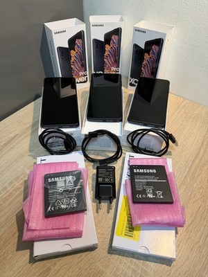 3x Samsung Galaxy XCover Pro 64GB Dual-SIM SM-G715FS OVP   Zubehörpaket 2 Akkus