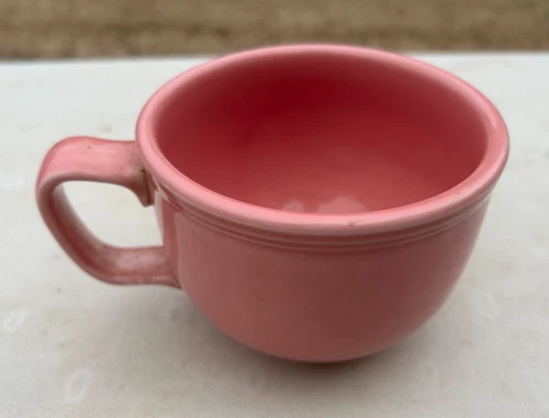 Fiestaware Jumbo Mug Fiesta Rose - 18 oz Coffee Soup Chili Retired Color