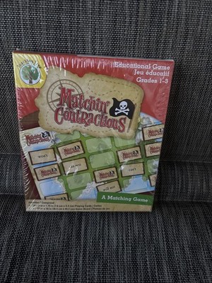 Teaching Tree Matching Contractions Pirate Matching Game Grades 1 To 3 Sealed