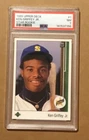 New Listing1989 UPPER DECK KEN GRIFFEY JR STAR ROOKIE RC PSA 7