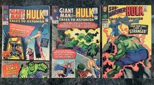 Marvel Comics Tales to Astonish #66 69 and 89 (Lot of 3)
