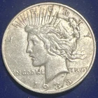 1935 S San Francisco Mint Peace Silver Dollar $1 90% Silver Coin
