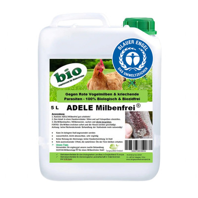 ADELE Milbenfrei  5L Spray für Hühner, Milbenmittel, Milbenspray, Vogelmilben