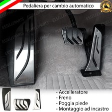 COPRIPEDALI COPRI PEDALI PEDALIERA ALLUMINIO PER BMW SERIE 4 F32 F36 AUTOMATICA