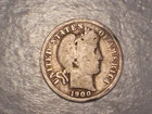 1900 Barber Dime (Attractive)