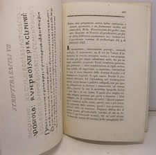 DE FERRARI Giacinto, Sopra una pergamena antica latina contenente i canoni ap...
