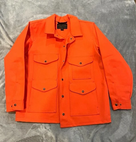 Filson Rugged Twill Cruiser Jacket Pheasant Red Large - product listing photo