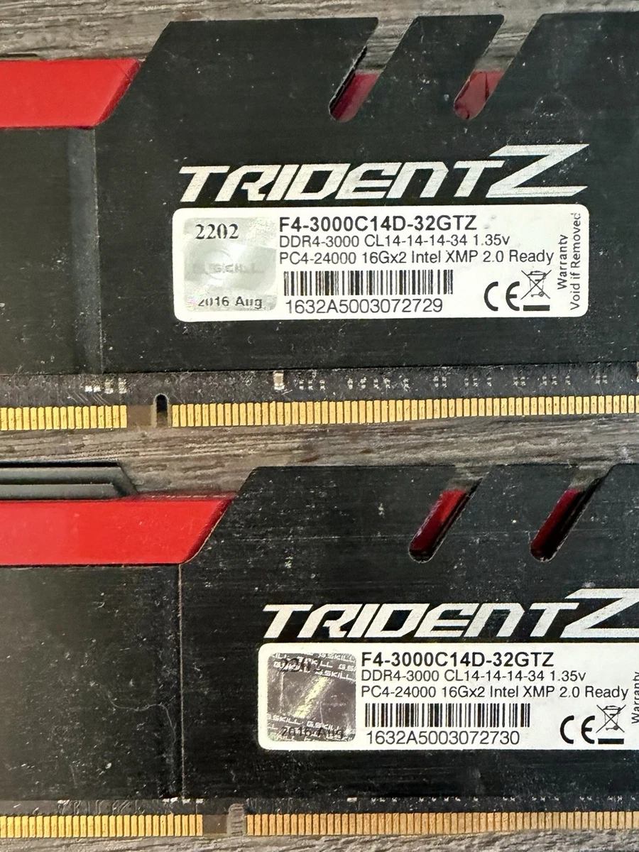 G. SKILL PC4-24000 (DDR4-3000) Bus Speed Computer RAM 16 GB