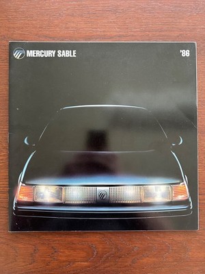 Großer Prospekt / large brochure Ford Mercury Sable USA MY 1986