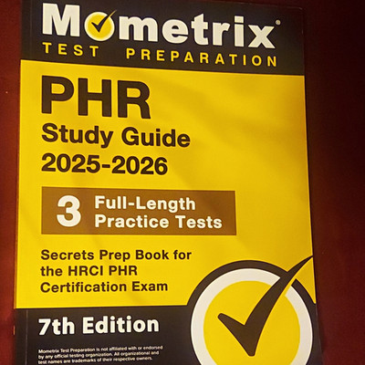 Mometrix PHR Study Guide 2025-2026 7th Edition w/ Full-Length Practice Tests