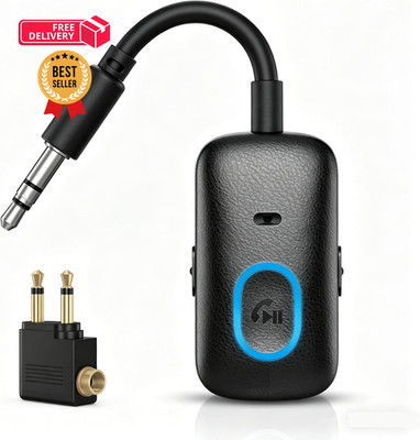Bluetooth 5.4 Adapter for Car, Upgraded 2-in-1 Aux Transmitter & Receiver...