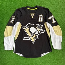 2012 Evgeni Malkin Pittsburgh Penguins Authentic Reebok Edge NHL Jersey Size 46