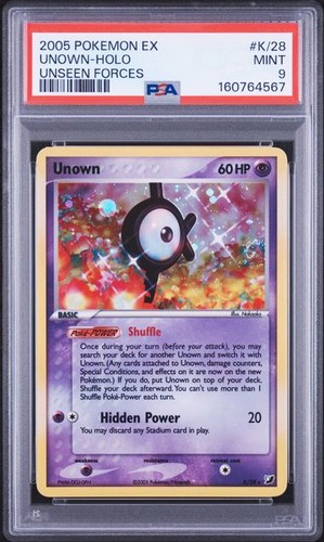 Unown graded PSA 9 for sale on eBay