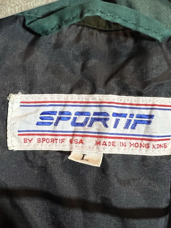 Chaqueta pesada Sportif con abrigo Gore-Tex Gore Tex para hombre grande verde resistente a la intemperie Foto 3 de 4