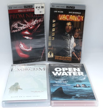 PSP UMD movie LOT - Horror : Prom Night, Vacancy, The Exorcism, Open Water
