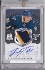 VLADIMIR TARASENKO UD The Cup /249 RC Patch Auto Rookie Autograph 2013-14 WILD